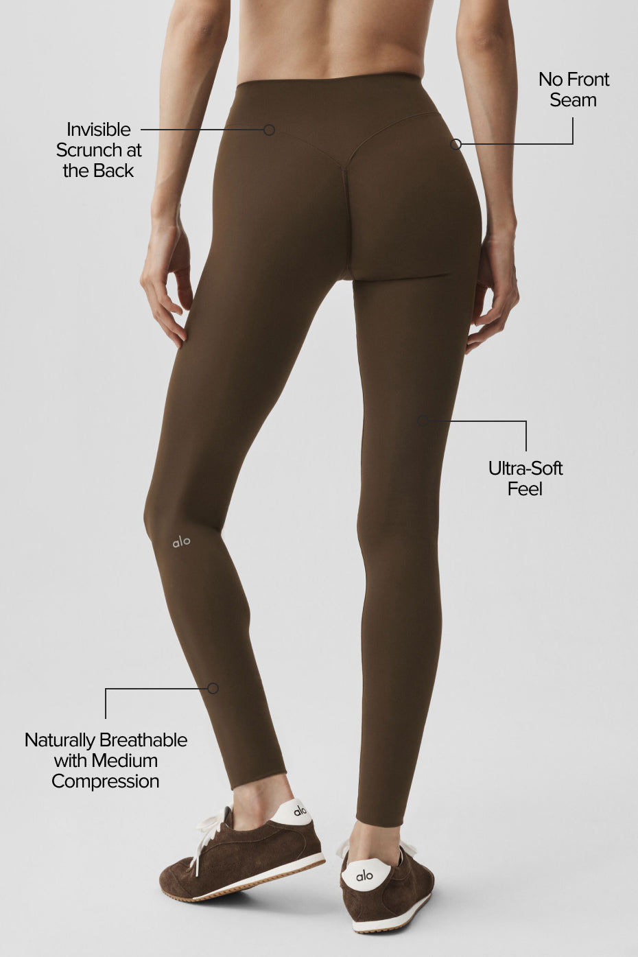 alo ALO Softsculpt 7/8 Define Legging - Espresso