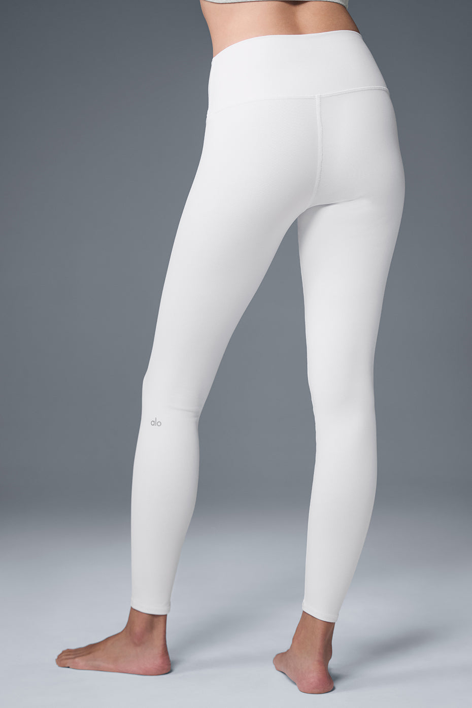 alo High-Waist Airbrush Legging - White