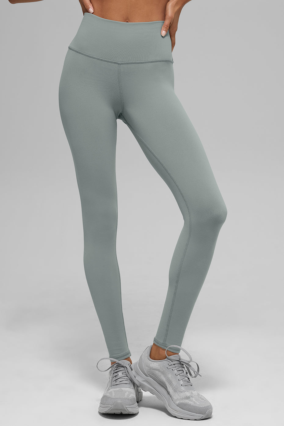alo High-Waist Airbrush Legging - Lunar Grey