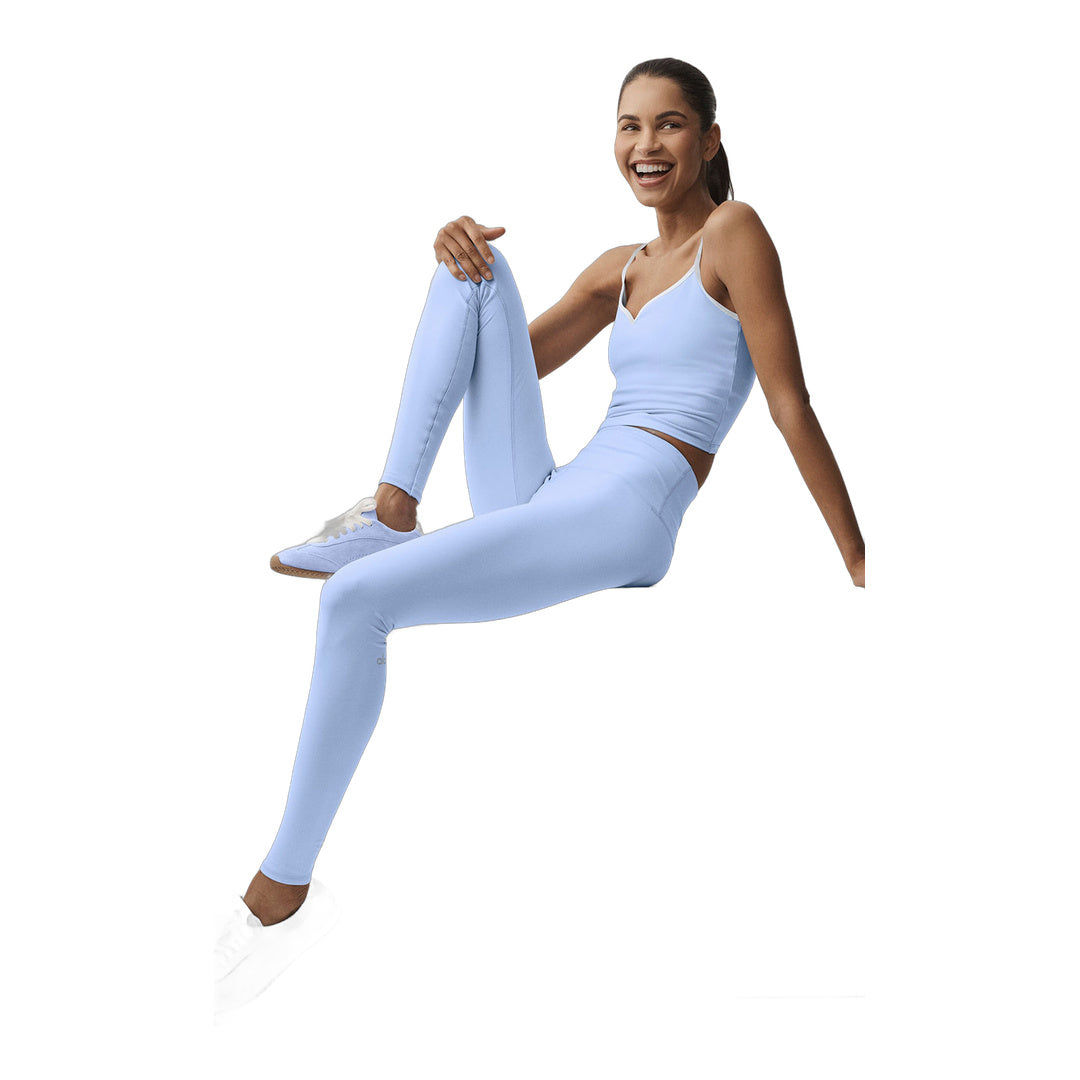 alo High-Waist Airbrush Legging - Light Provence Blue