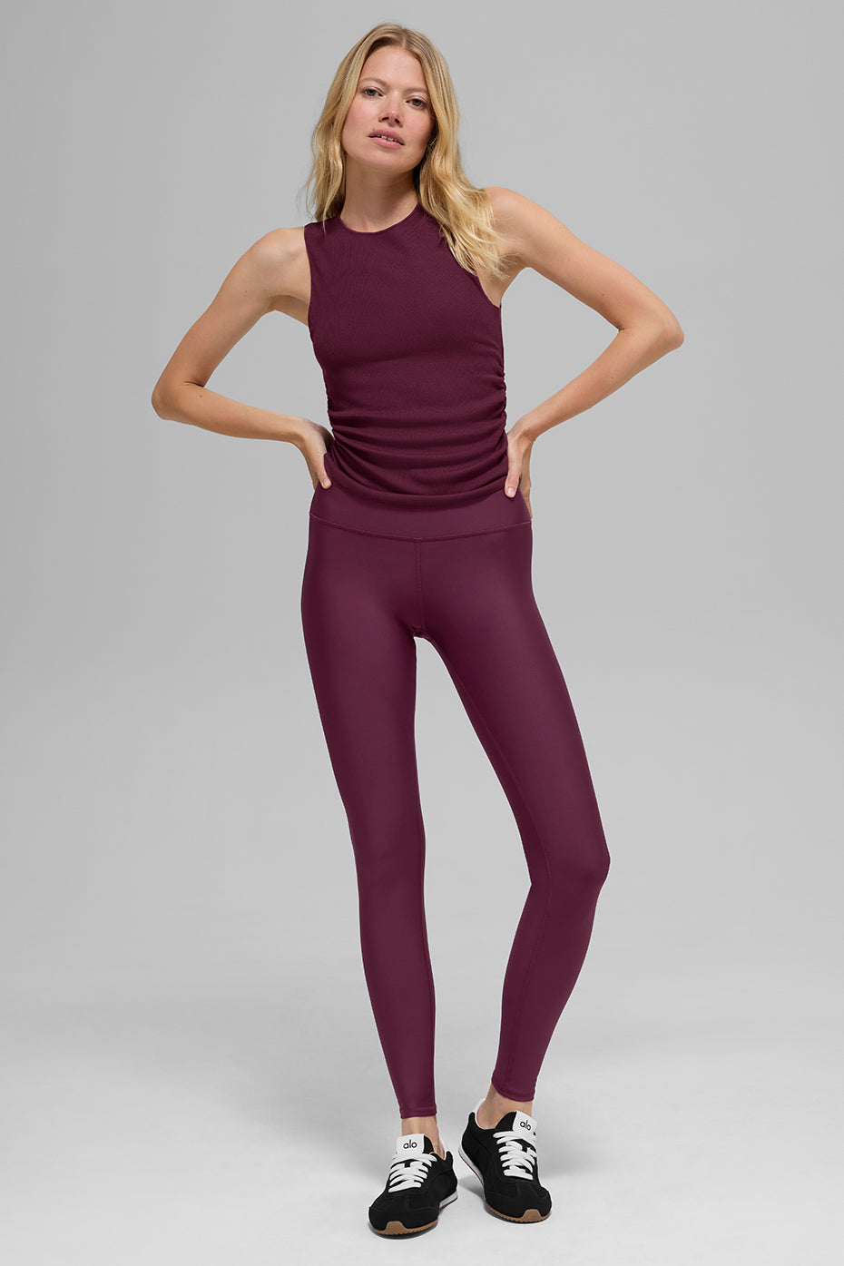 alo High-Waist Airlift Legging - Burgundy