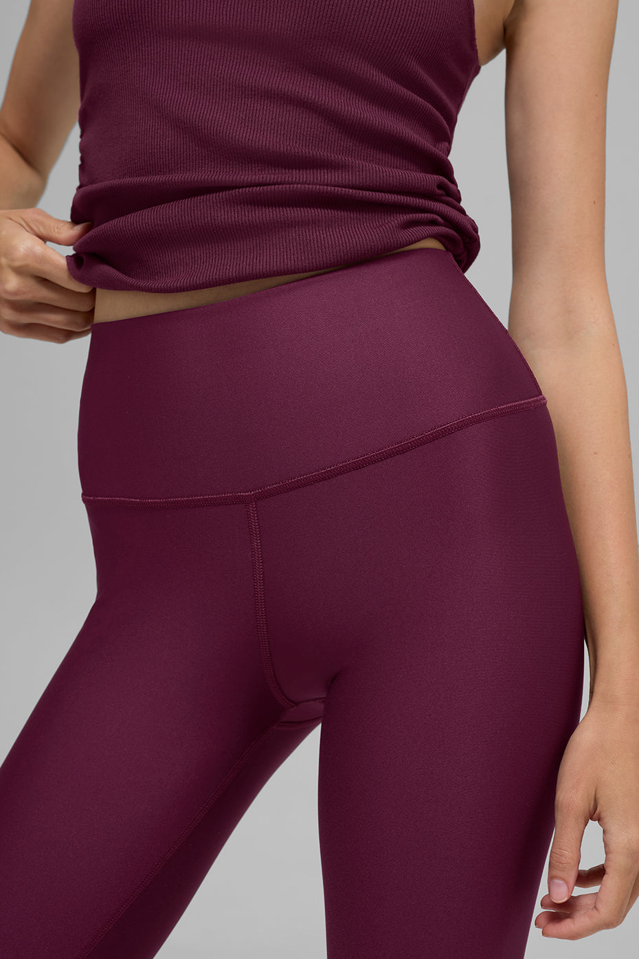 alo High-Waist Airlift Legging - Burgundy