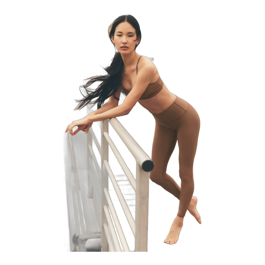 alo High-Waist Airlift Legging - Sun Kissed Brown