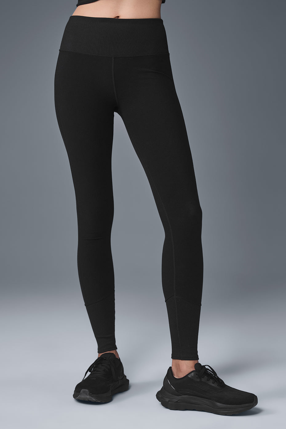 alo High-Waist Alosoft Lounge Legging - Black