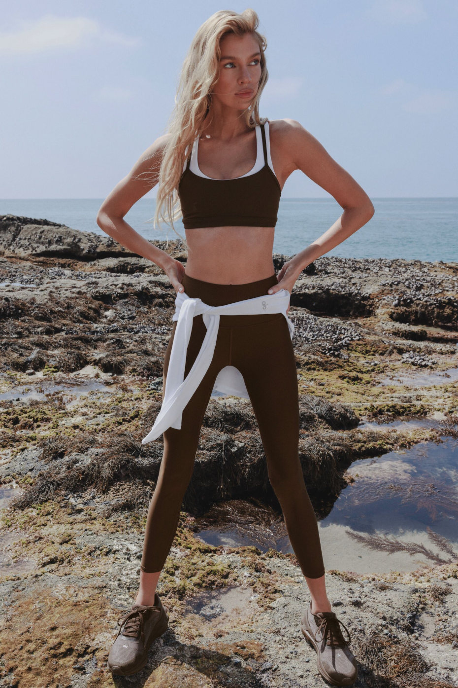 alo 7/8 High-Waist Airlift Legging - Espresso