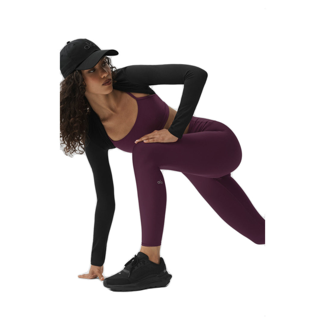 ALO 7/8 High-Waist Airlift Legging - Rich Bordeaux