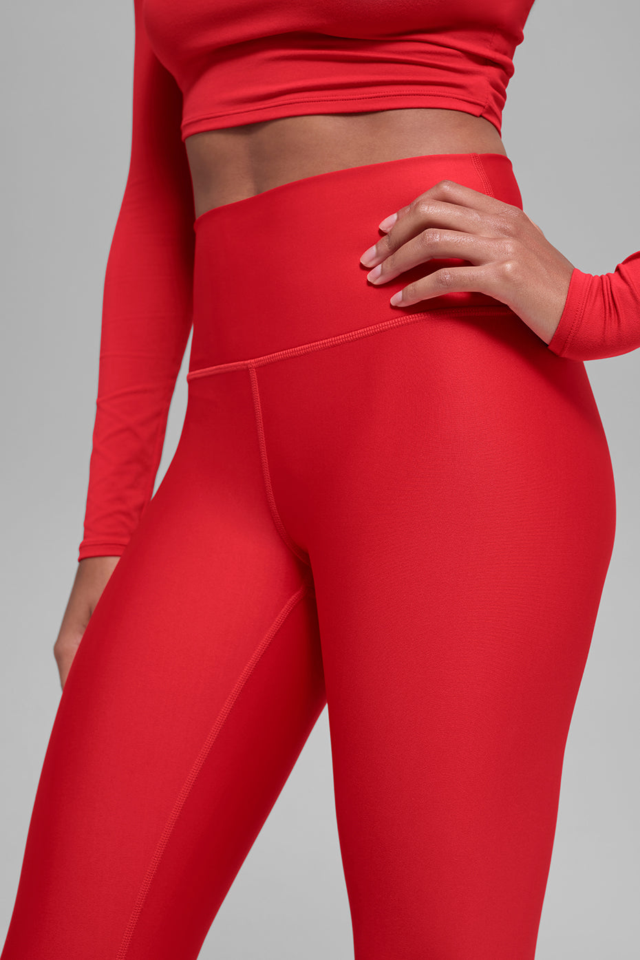 alo 7/8 High-Waist Airlift Legging - Bright Red