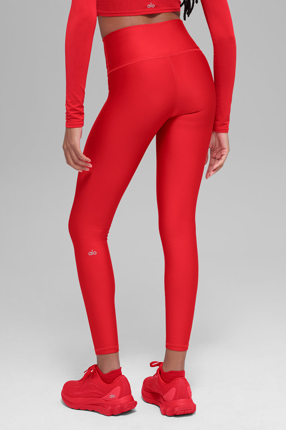 alo 7/8 High-Waist Airlift Legging - Bright Red