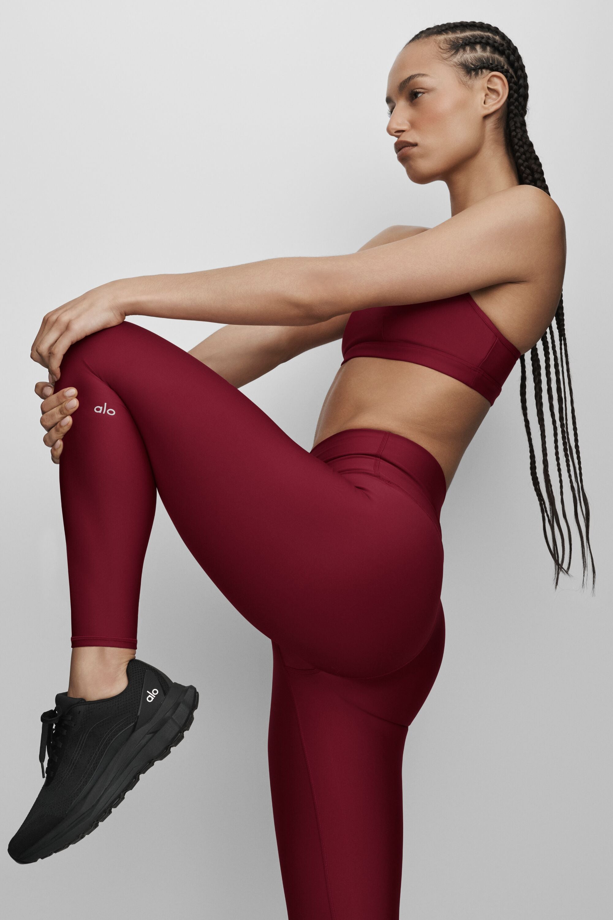 alo 7/8 High-Waist Airlift Legging - Summer Romance Red