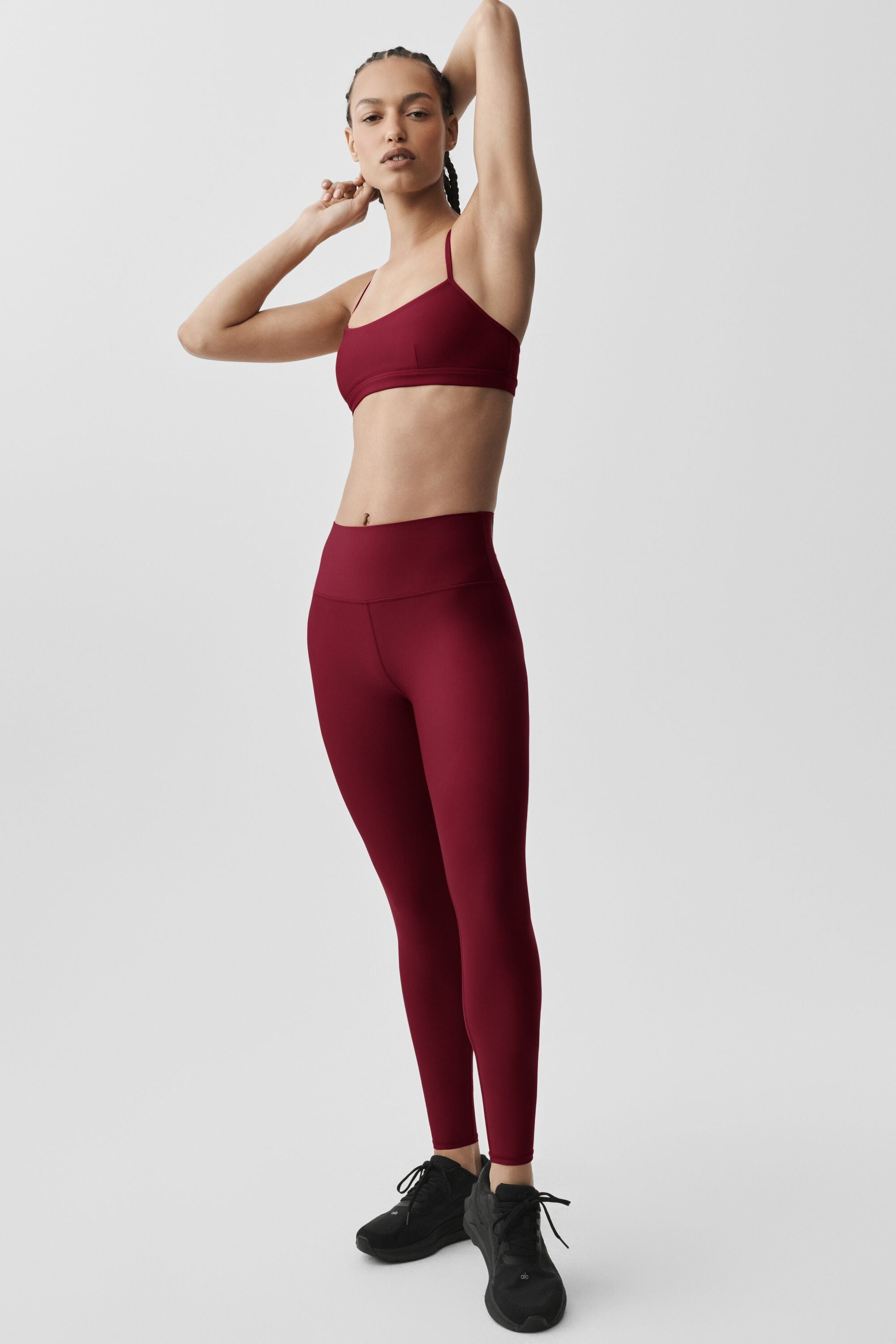 alo 7/8 High-Waist Airlift Legging - Summer Romance Red