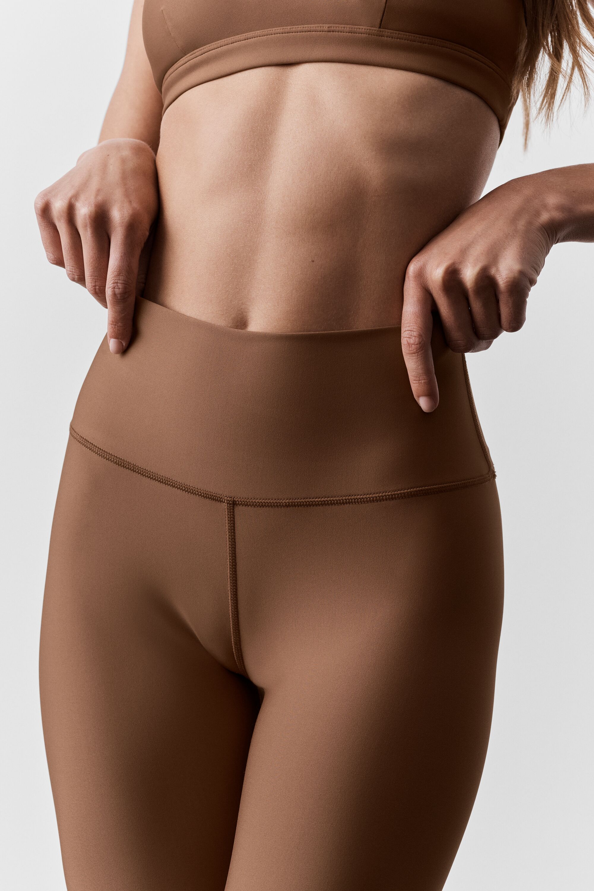 alo 7/8 High-Waist Airlift Legging - Sun Kissed Brown