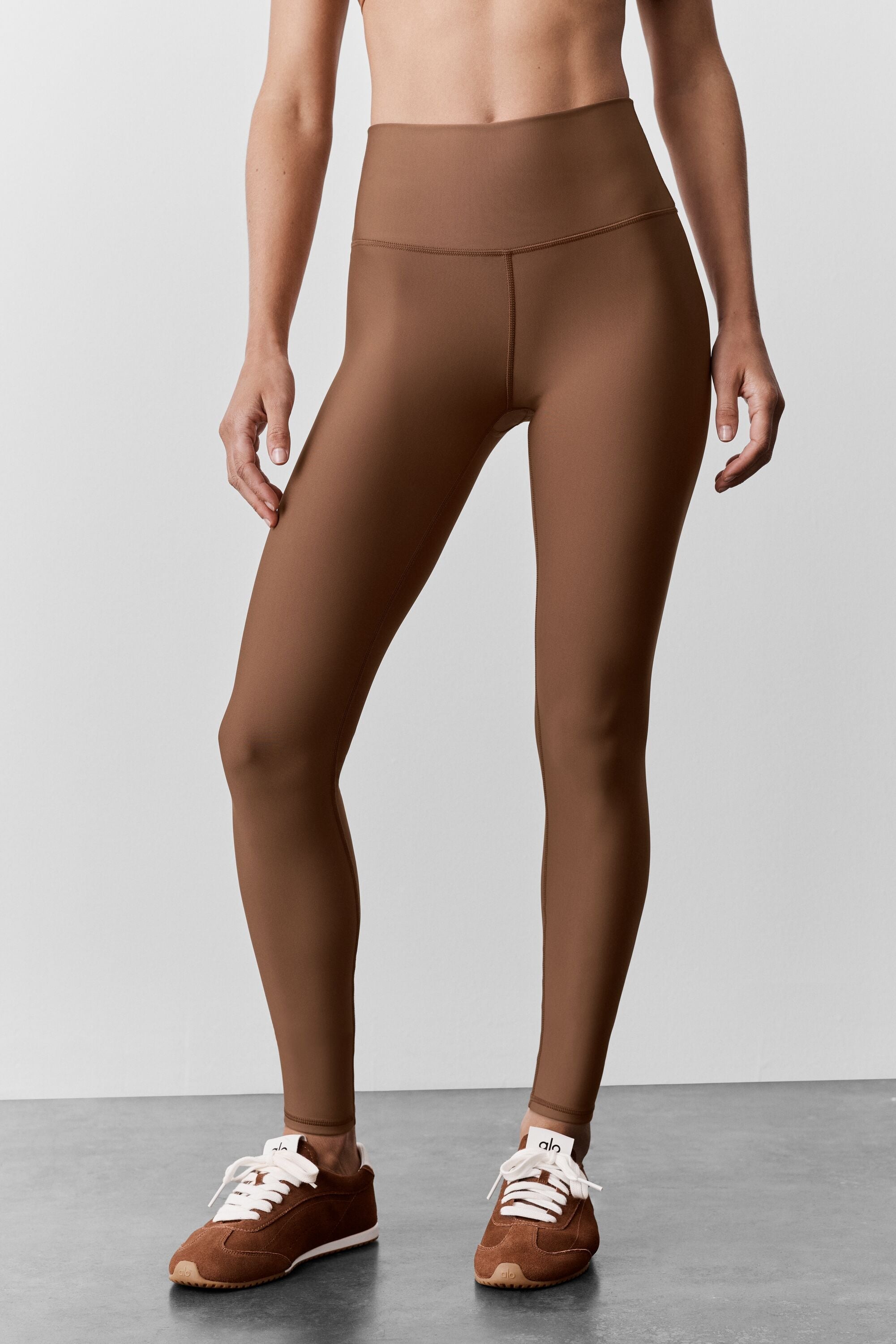 alo 7/8 High-Waist Airlift Legging - Sun Kissed Brown