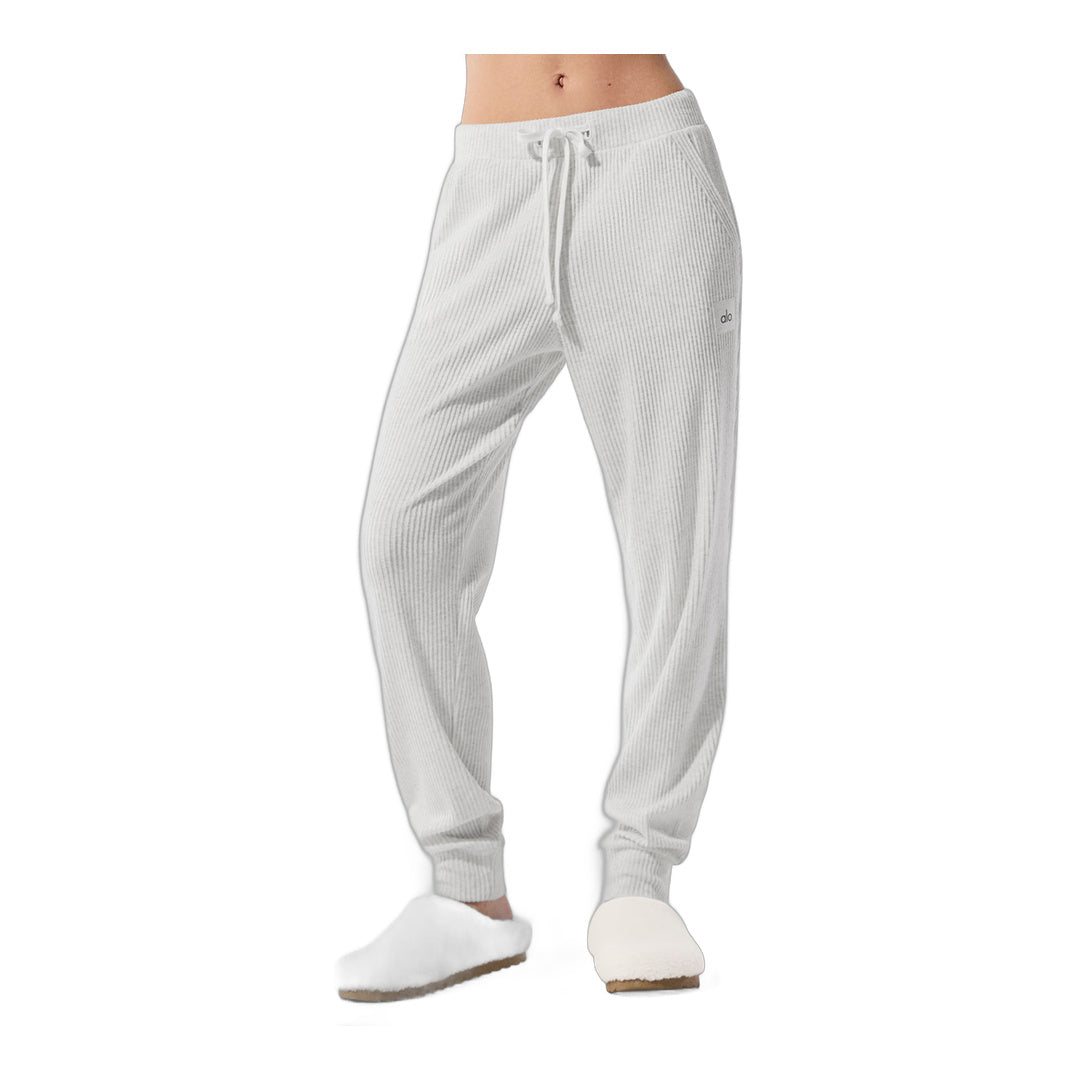 alo Muse Sweatpant - White Heather