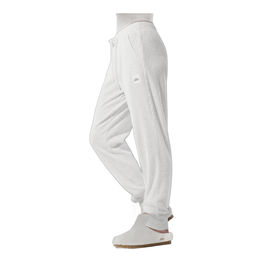 alo Muse Sweatpant - White Heather