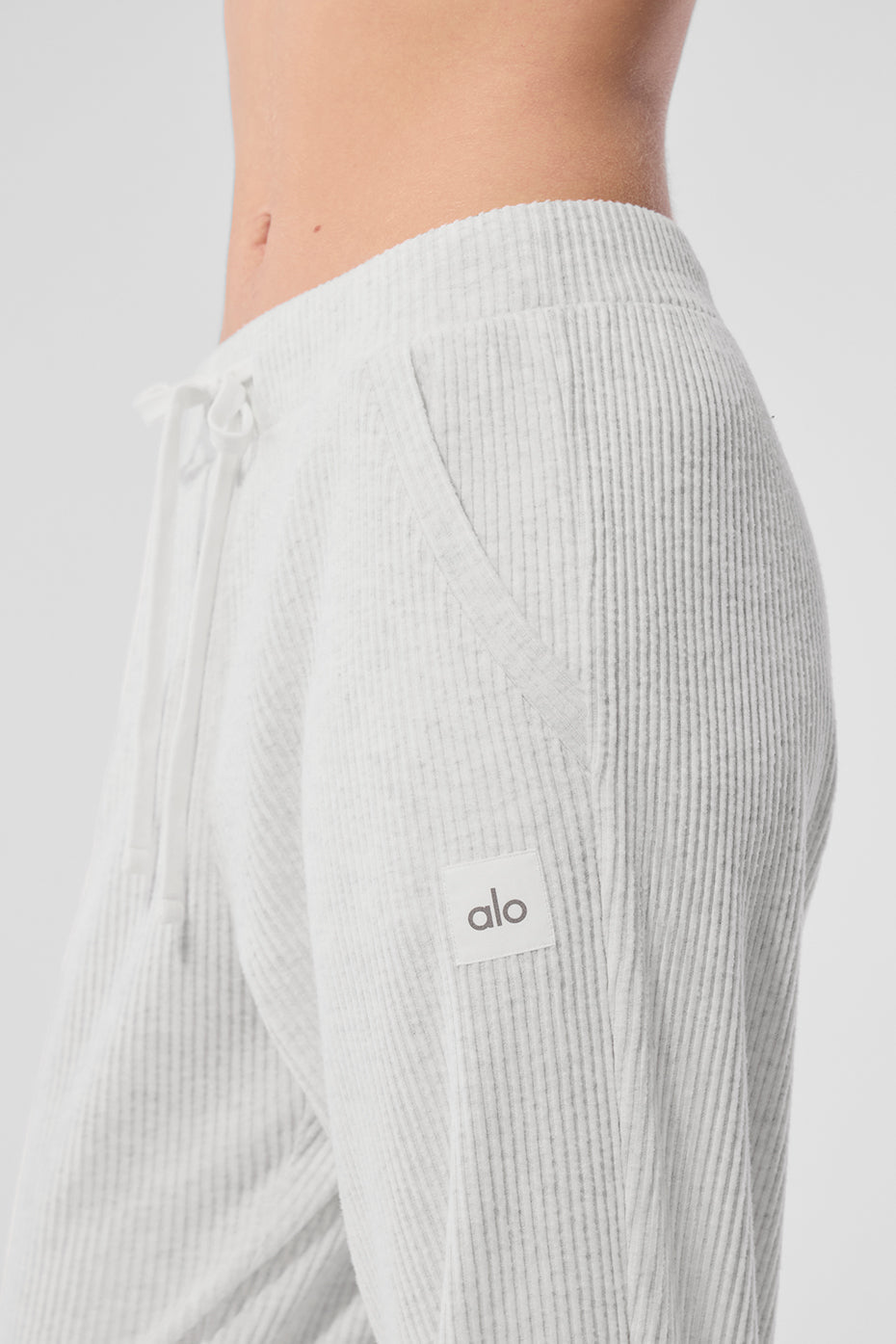 alo Muse Sweatpant - White Heather