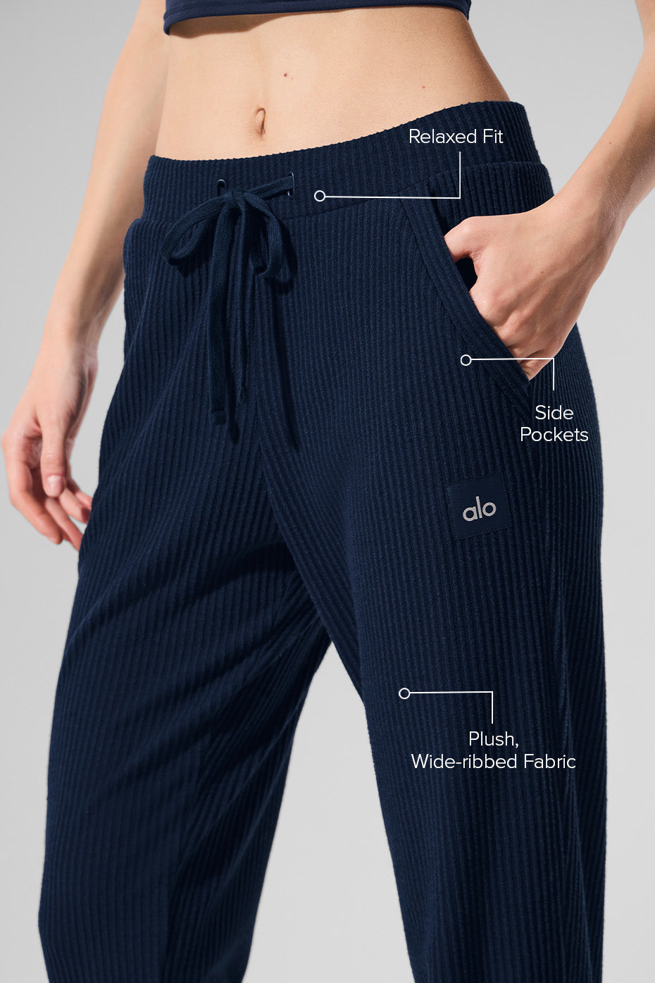 alo Muse Sweatpant - Navy