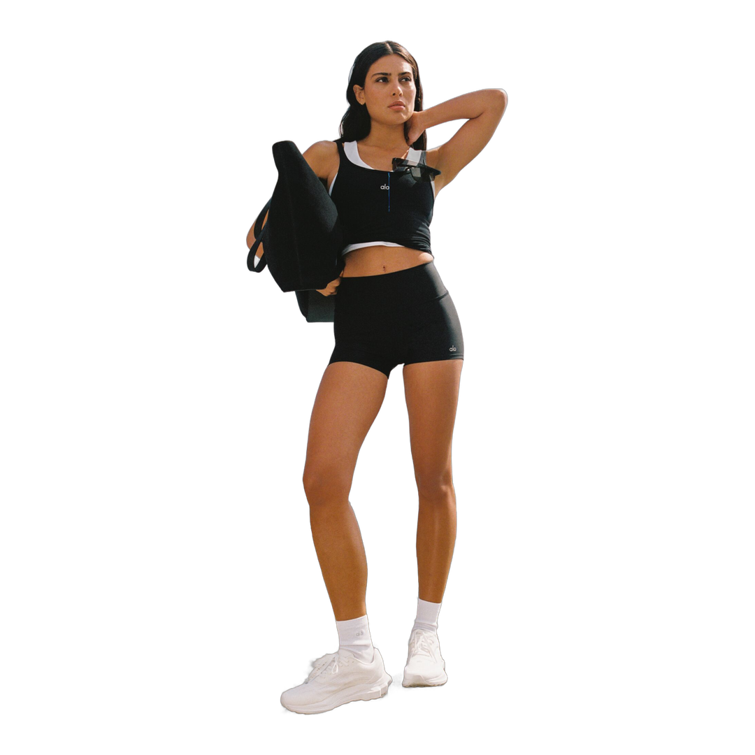 alo 3" High-Waist Airlift Short - Black