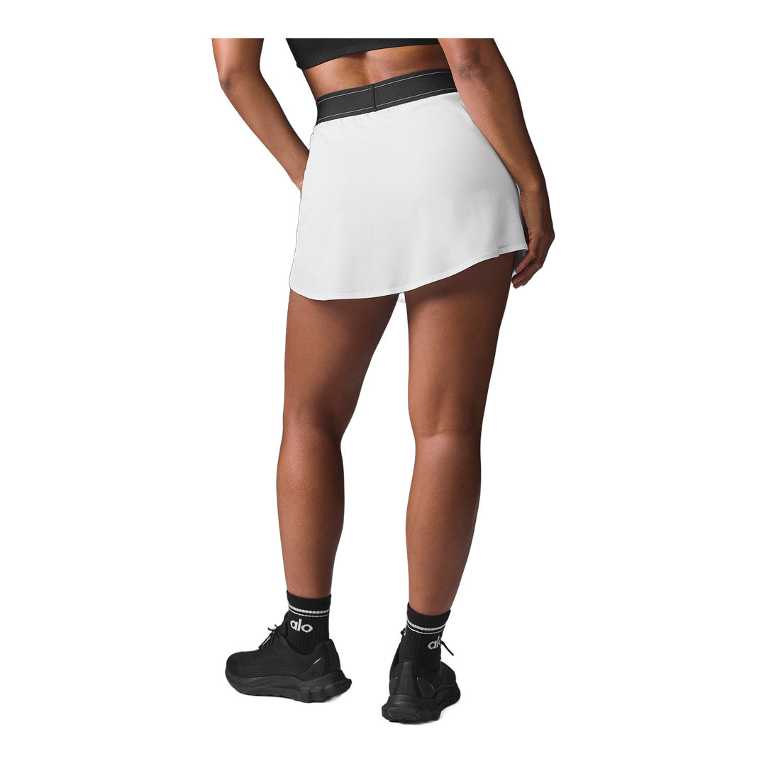 alo Match Point Tennis Skirt - White