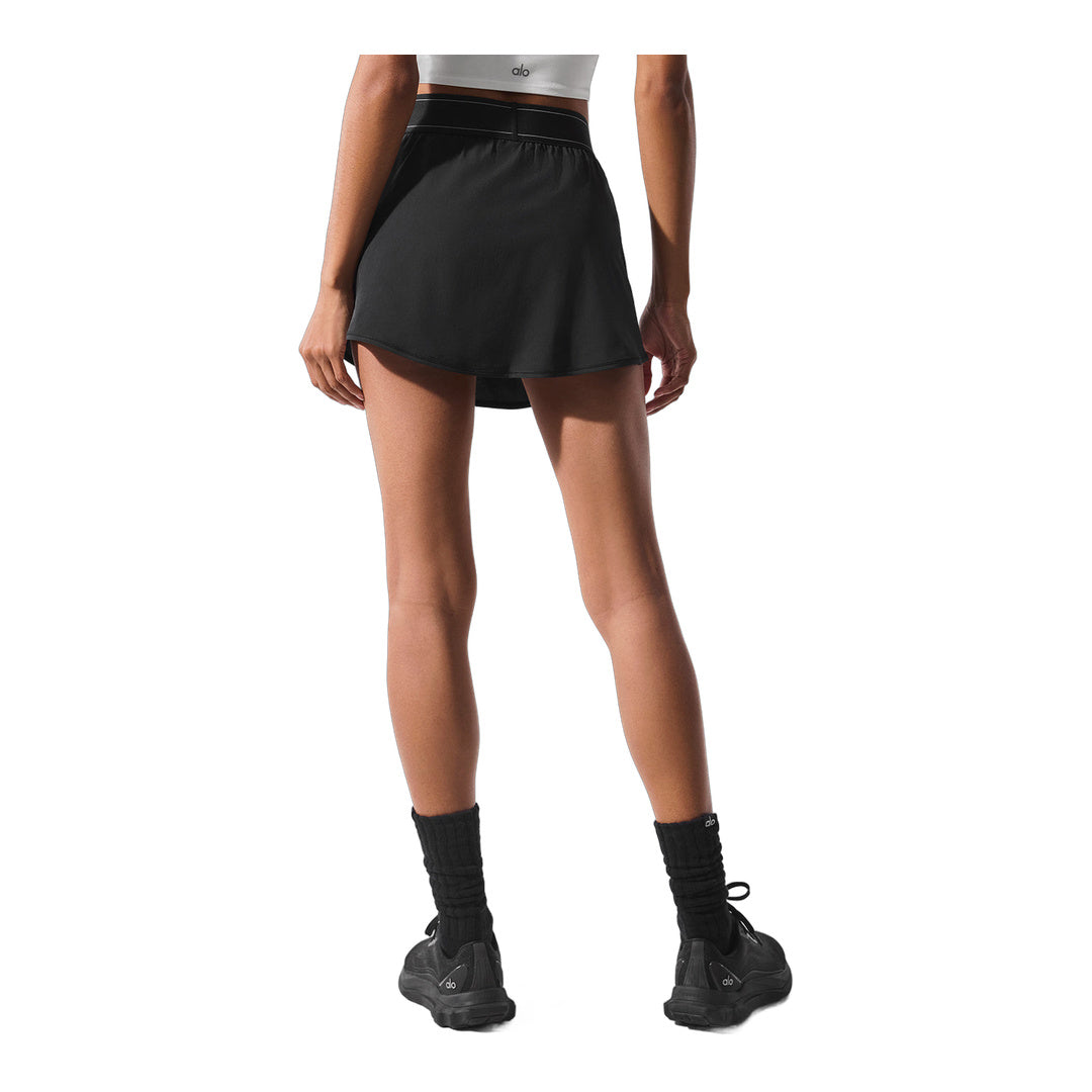 alo Match Point Tennis Skirt - Black