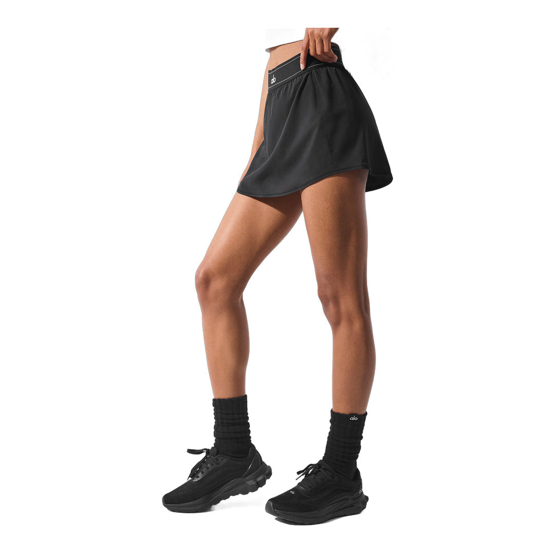 alo Match Point Tennis Skirt - Black