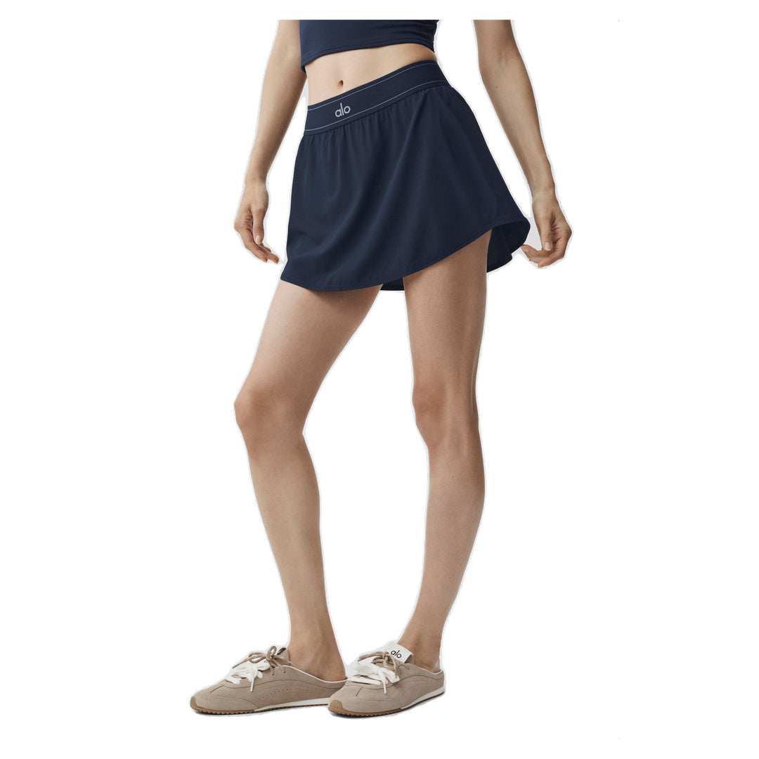 ALO Match Point Tennis Skirt - Navy