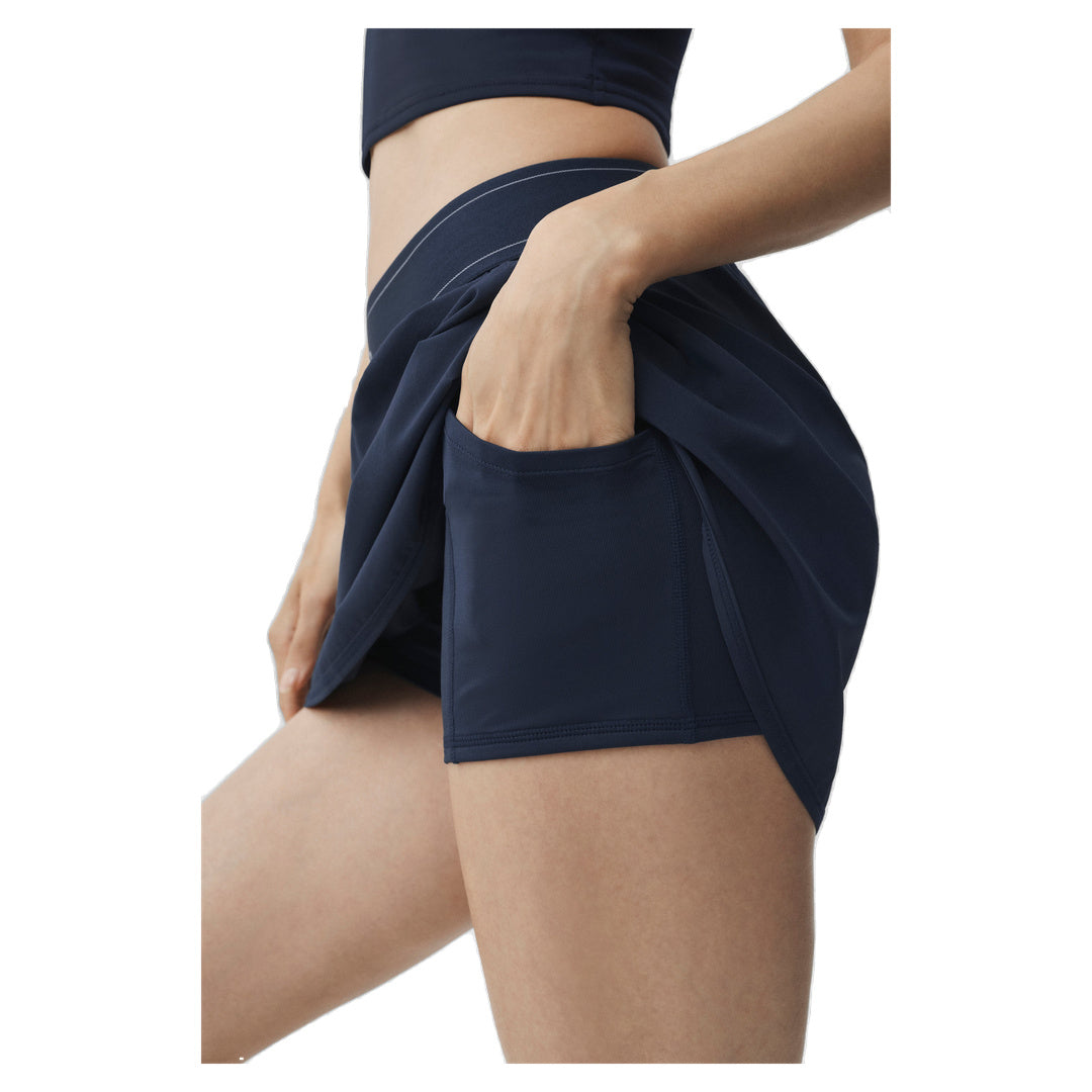 ALO Match Point Tennis Skirt - Navy