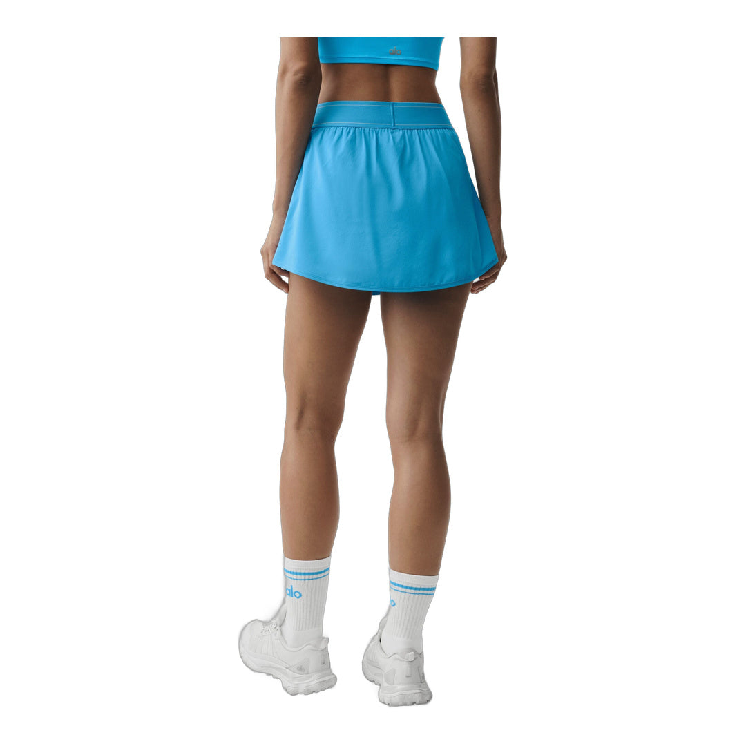 alo Match Point Tennis Skirt - Azure Blue