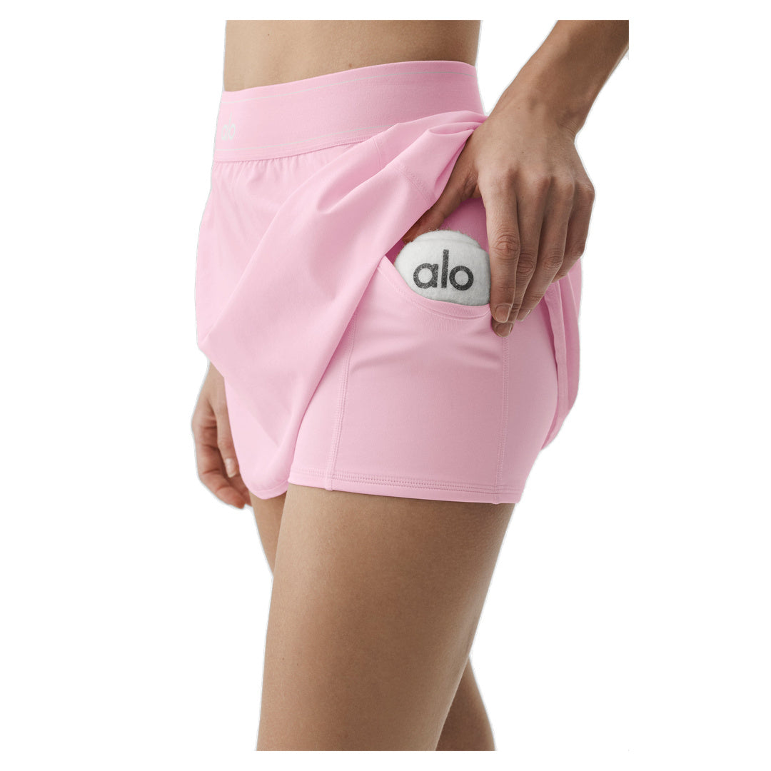 ALO Match Point Tennis Skirt - Pink Marshmallow