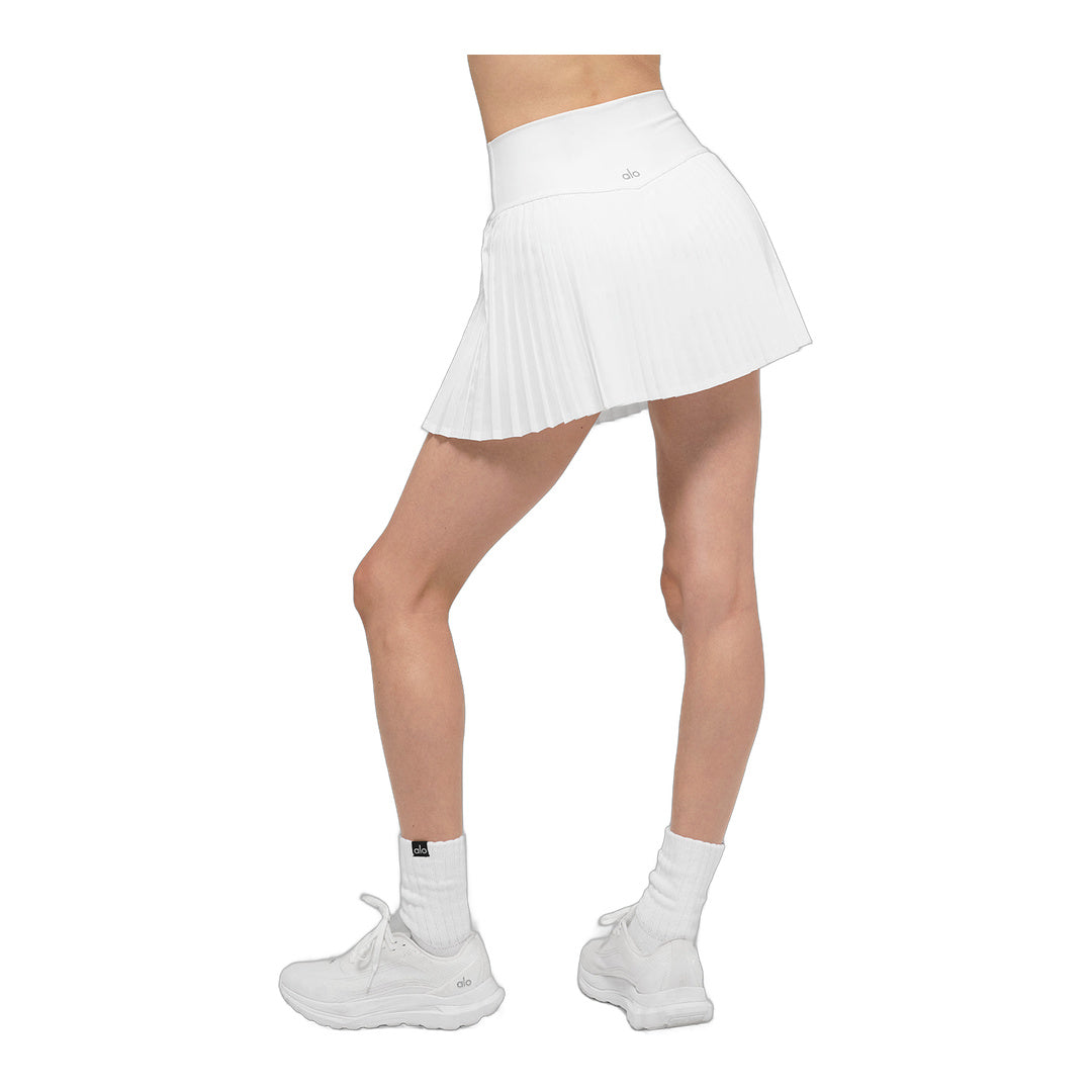 alo Grand Slam Tennis Skirt - White