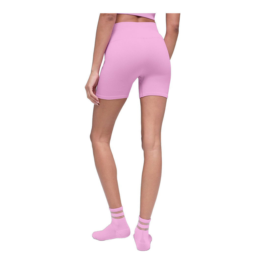 alo 5" Seamless Ribbed Favorite Short - Candy Heart Pink