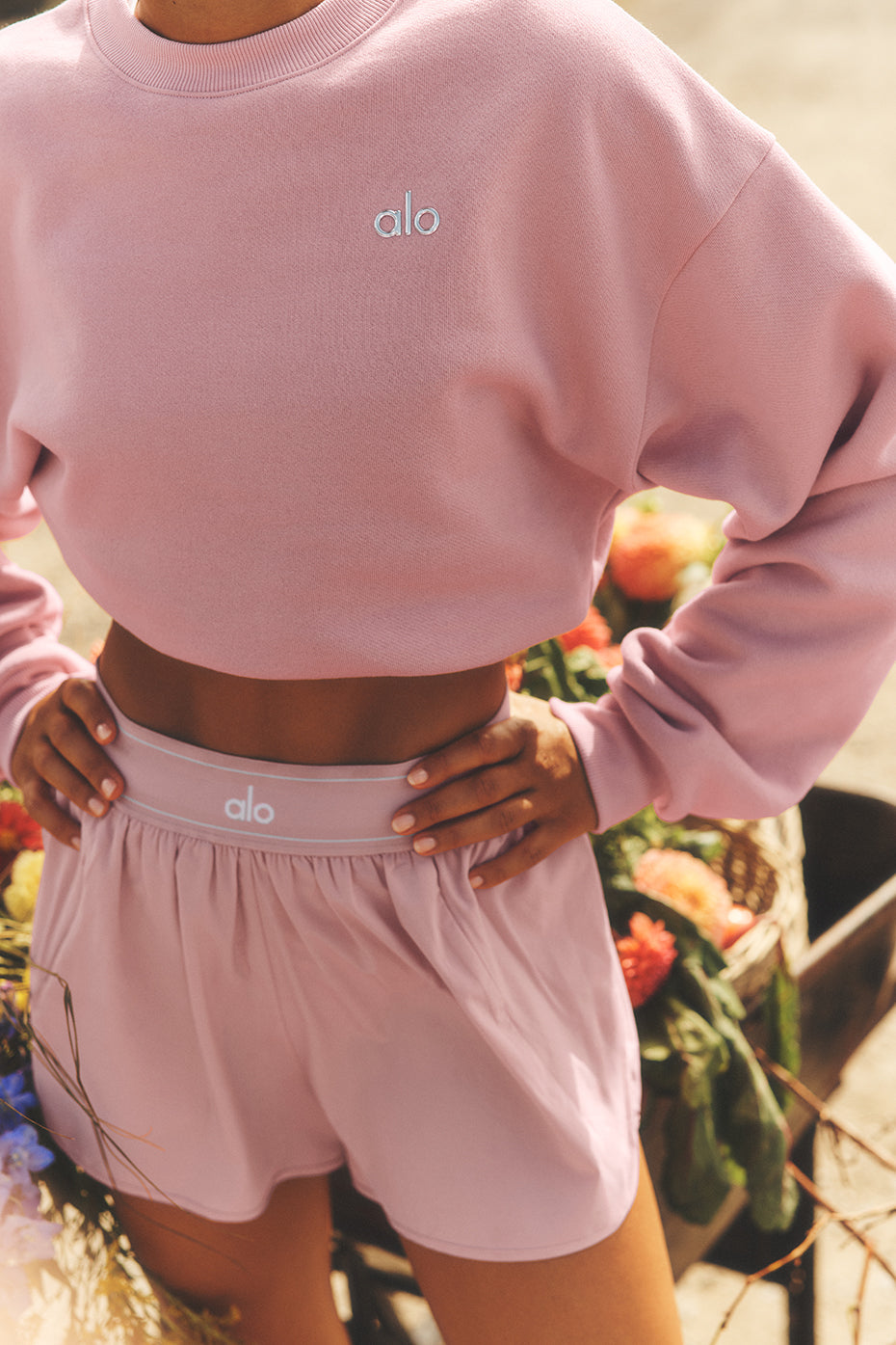 alo Match Point Short - Vintage Pink