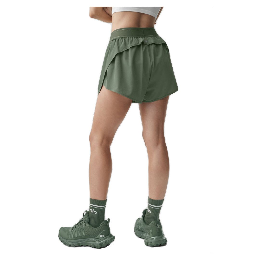ALO Match Point Short - Bamboo Green