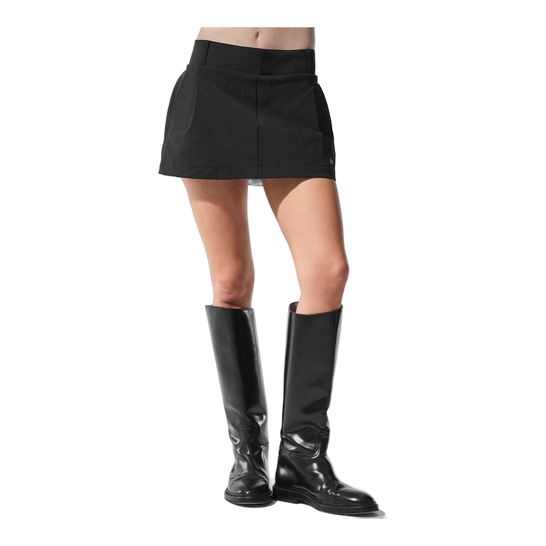 alo Fan Club Mini Skirt - Black