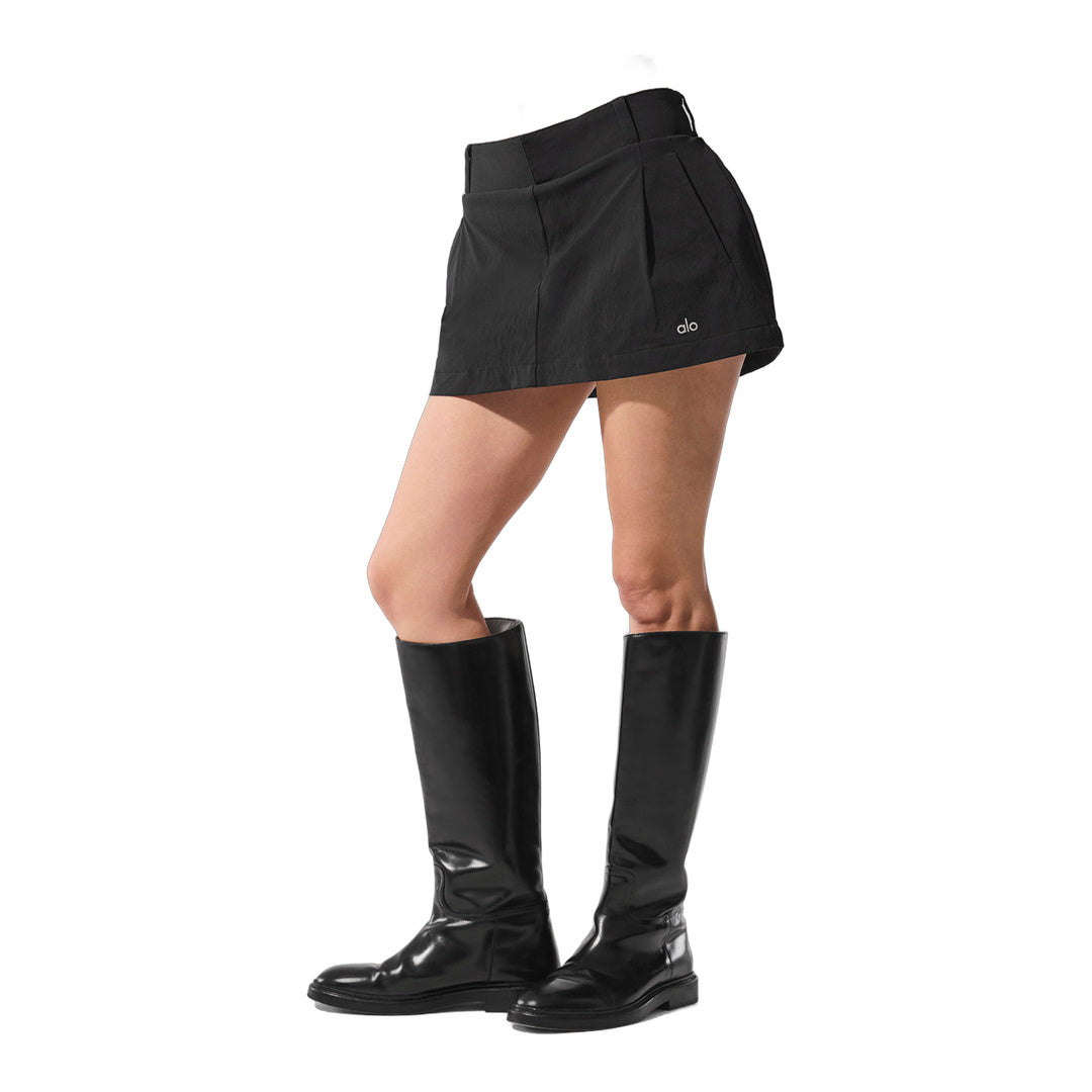 alo Fan Club Mini Skirt - Black