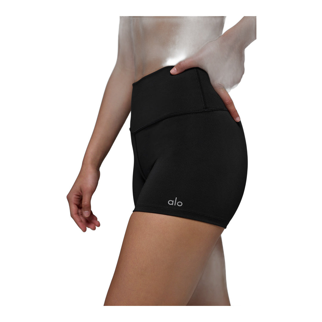 alo 3" High-Waist Airlift Short - Black