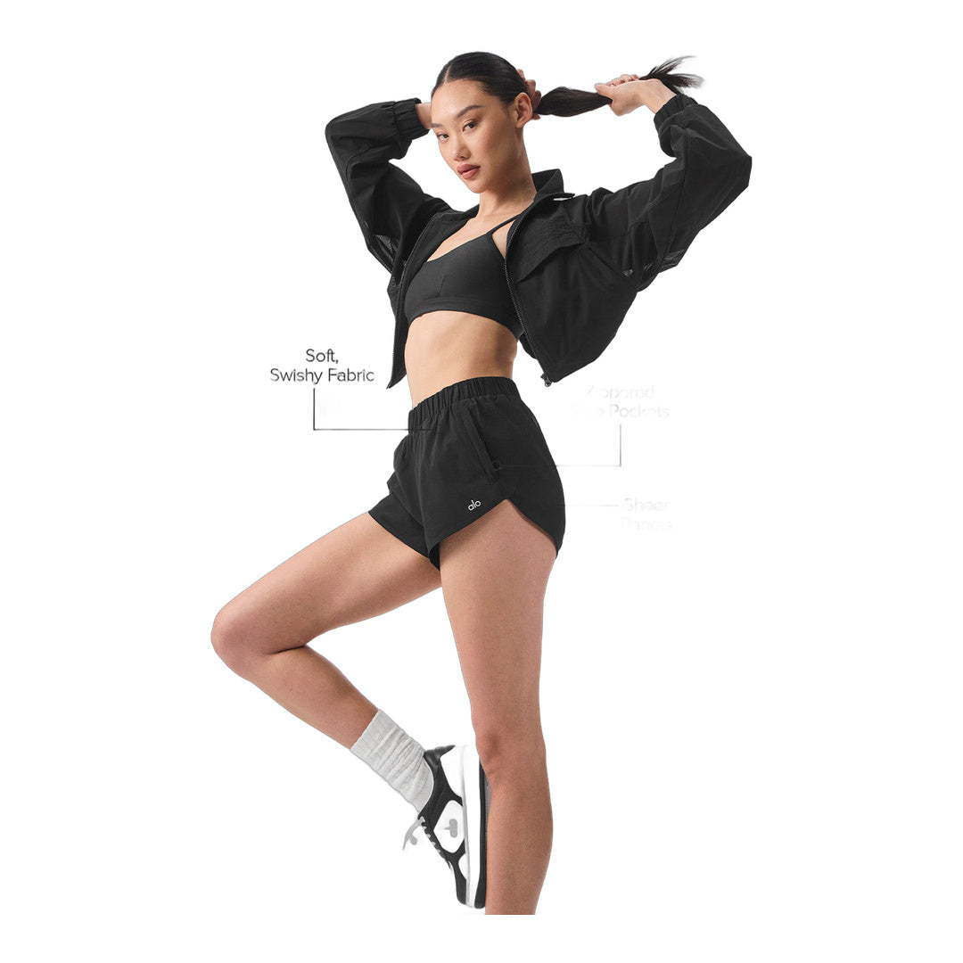 alo Playmaker Dolphin Short - Black