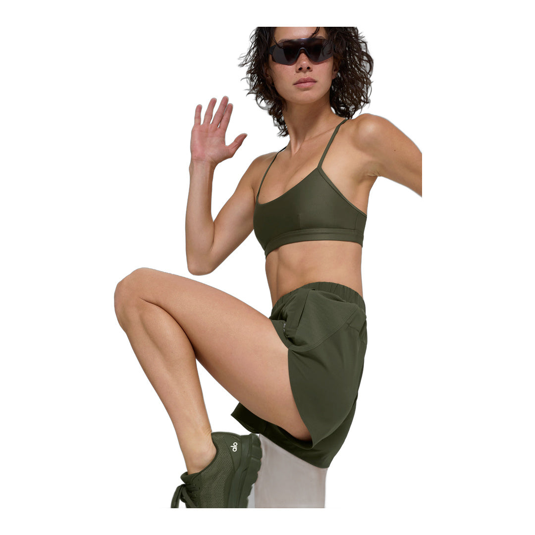 alo Playmaker Dolphin Short - Green Olive