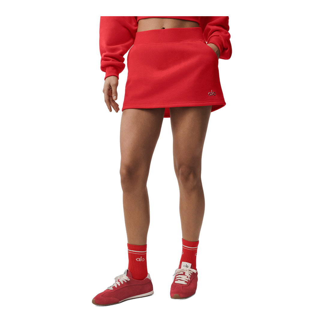 alo Accolade Skirt - Bright Red
