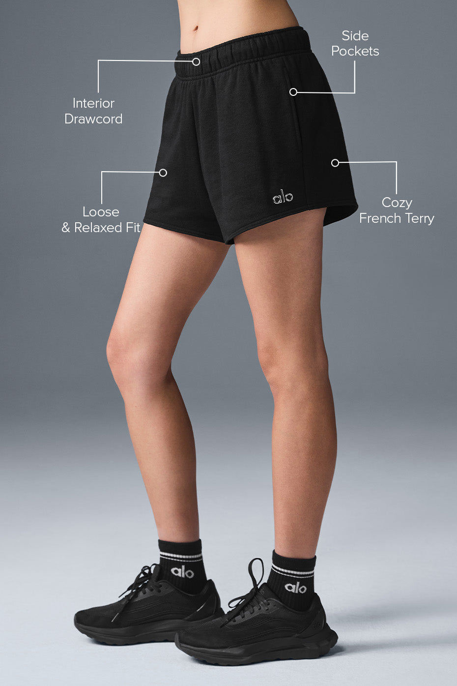 alo Accolade Short - Black