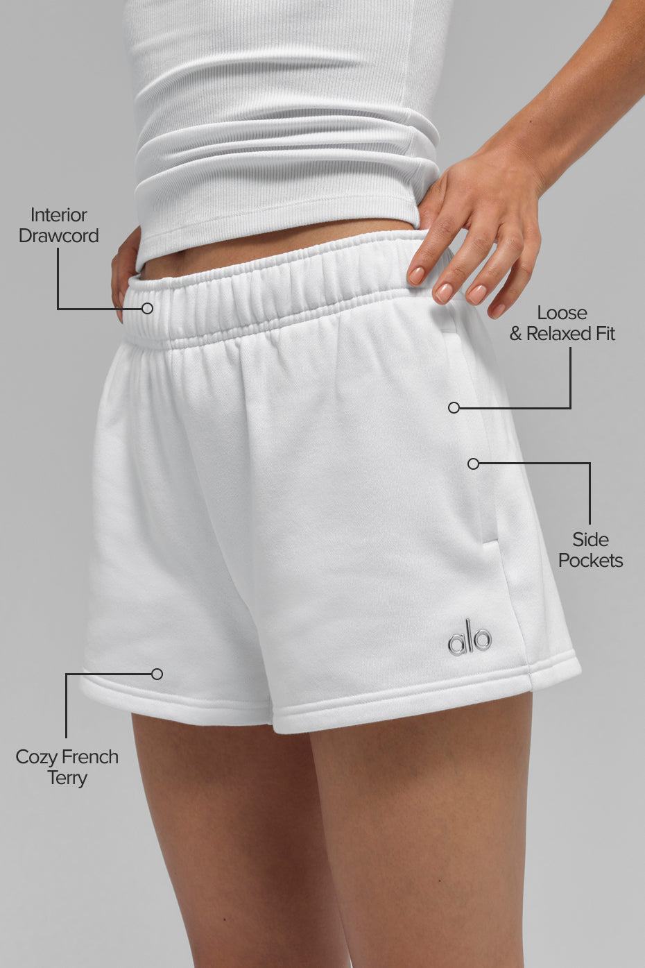 alo Accolade Short - White