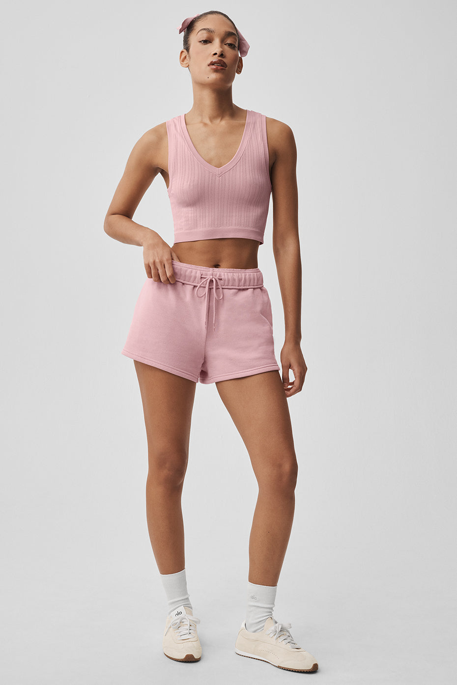 alo Accolade Short - Vintage Pink
