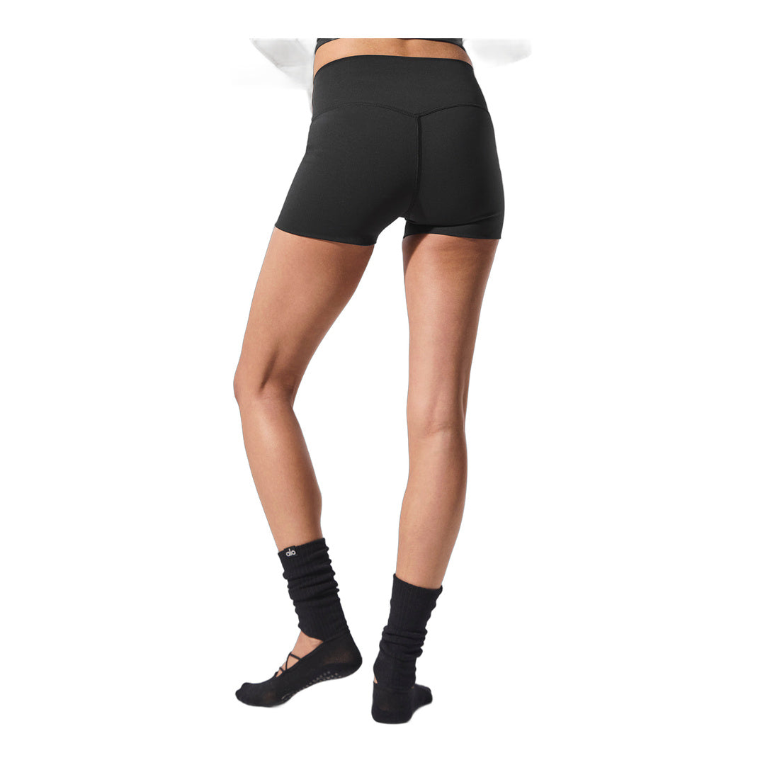 alo 3" ALO Softsculpt High-Waist Precision Short - Black