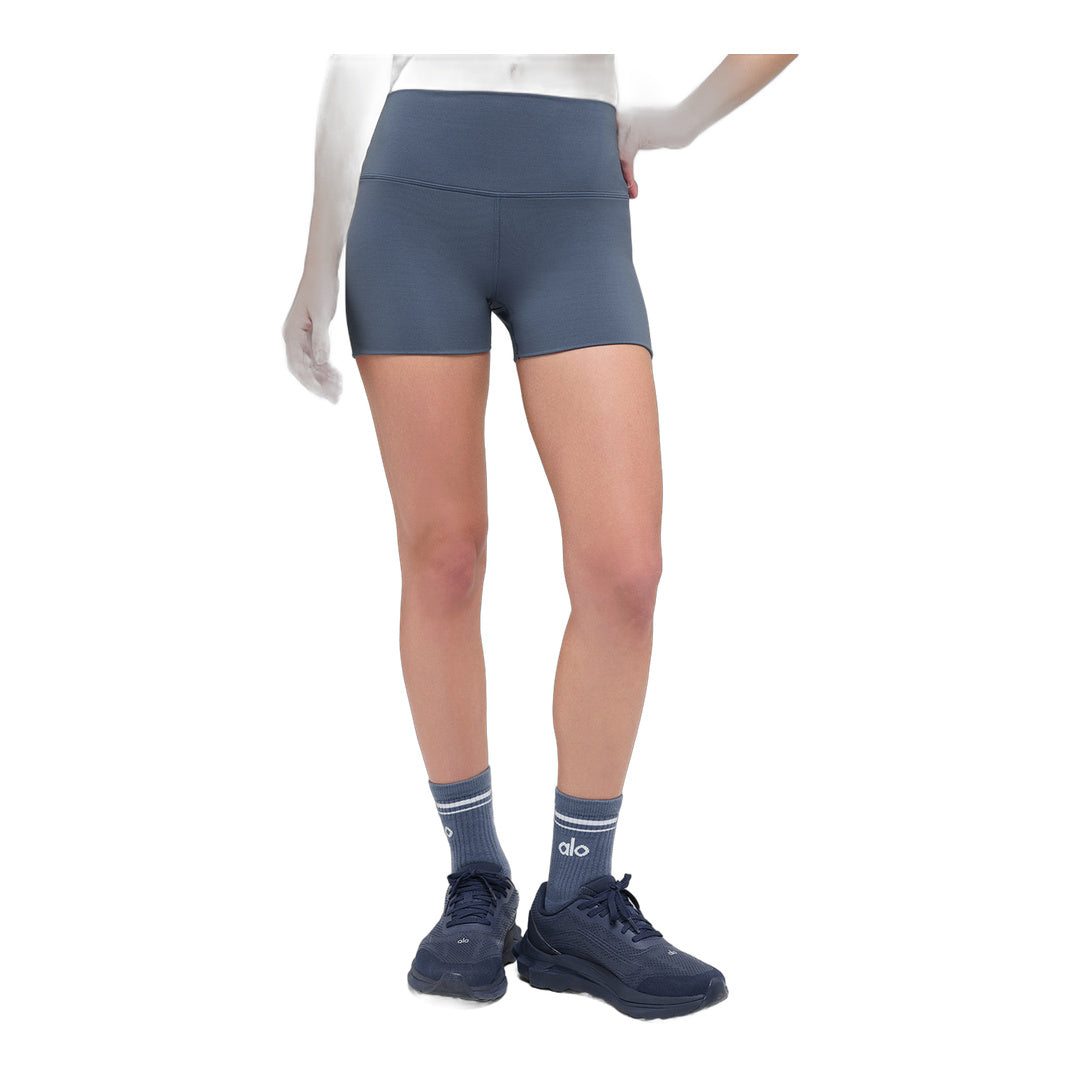 alo 3" ALO Softsculpt High-Waist Precision Short - Bluestone
