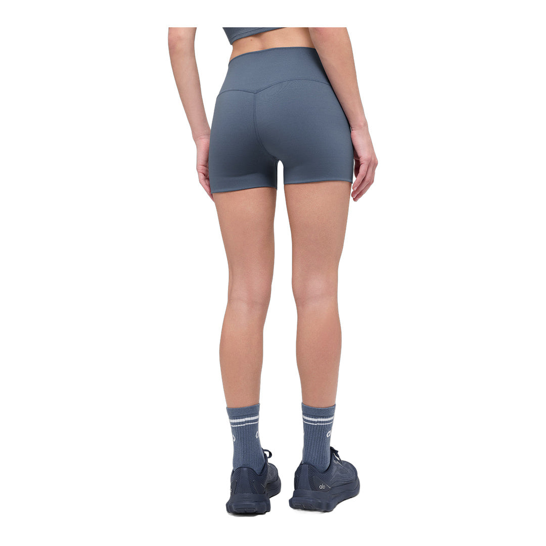 alo 3" ALO Softsculpt High-Waist Precision Short - Bluestone