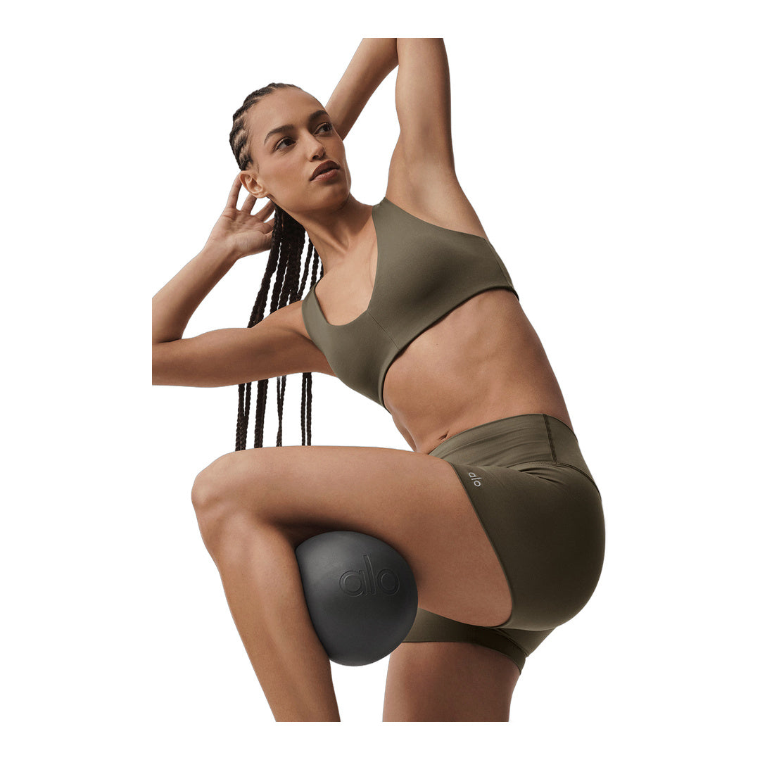alo 3" ALO Softsculpt High-Waist Precision Short - Olive Tree