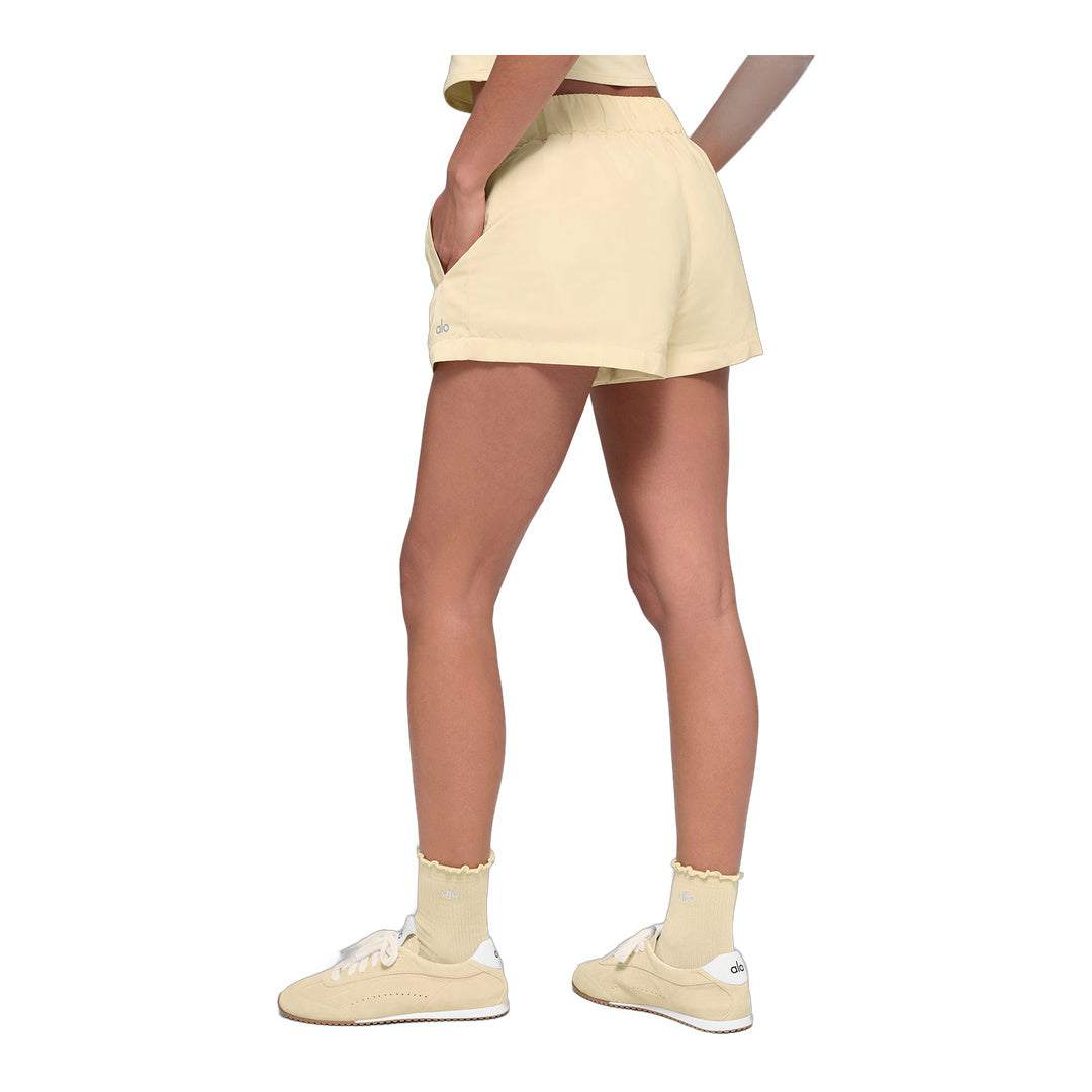 alo High-Waist Socialite Short - Candlelight Yellow