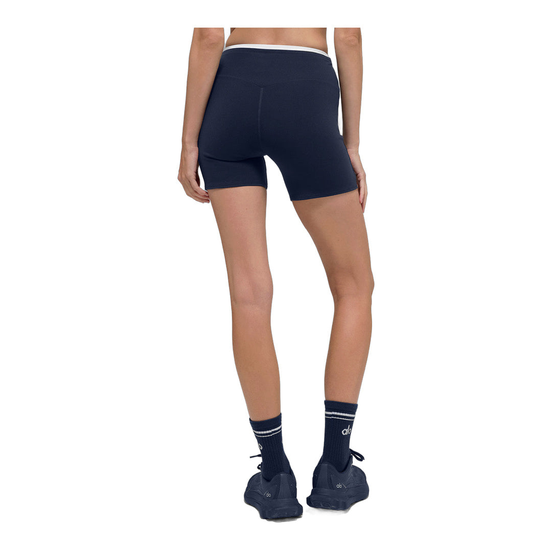 alo 5" Airbrush Double Up Short - Navy/White