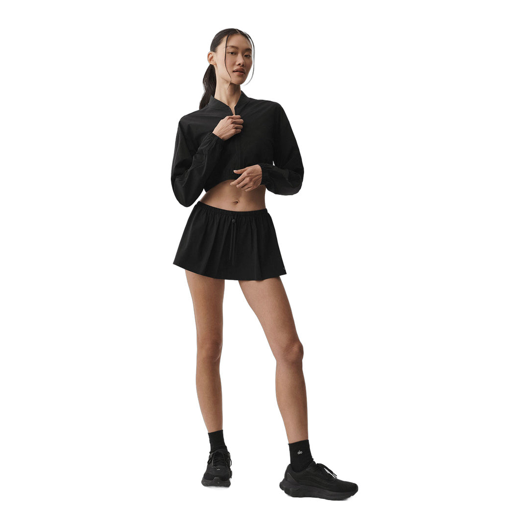 alo Breezy Tennis Skirt - Black