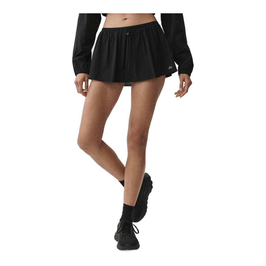 alo Breezy Tennis Skirt - Black