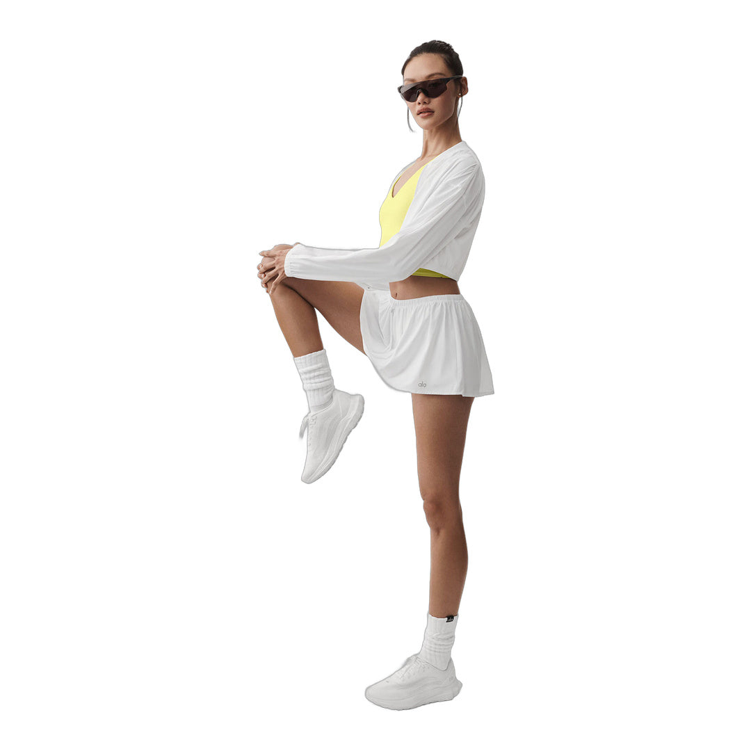 alo Breezy Tennis Skirt - White